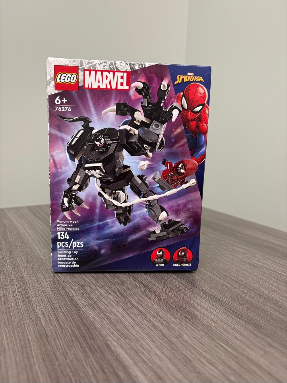 LEGO Marvel Venom Mech Armor vs Miles Morales #76276 – New Sealed